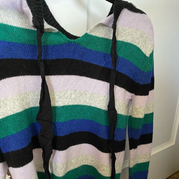 Halogen Stripe Bow Back Sweater - Picture 3 of 4